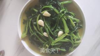 清炒菠菜的做法步骤：5
