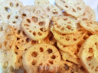 脆炸藕片的做法步骤：6