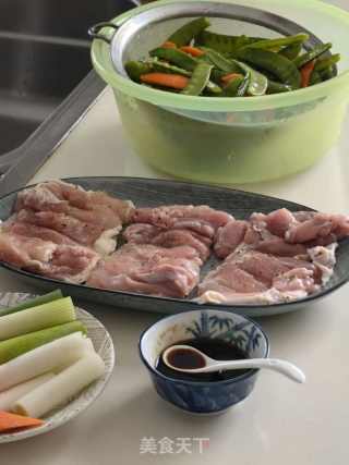 大葱烤鸡腿肉的做法步骤：5