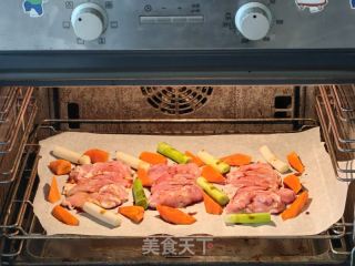 大葱烤鸡腿肉的做法步骤：6