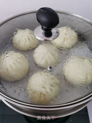 梅菜肉包的做法步骤：22