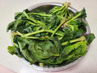 凉拌红萝卜菠菜粉丝的做法步骤：1
