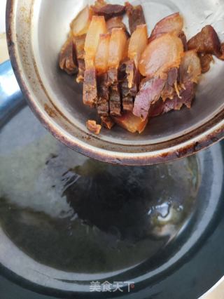 腊肉灿油麦菜的做法步骤：5