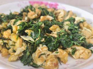 茵陈炒鸡蛋的做法