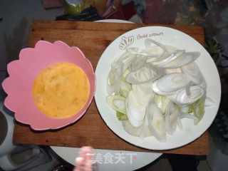 大葱炒鸡蛋的做法步骤：3