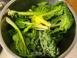 黑白菜炒牛肚丝的做法步骤：1