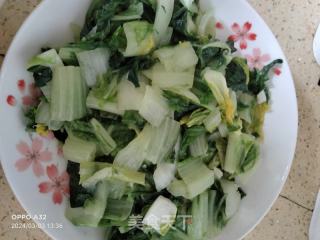 素炒油白莱的做法