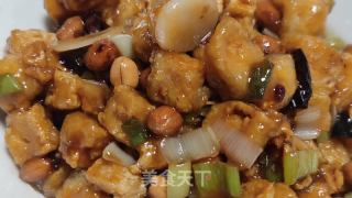 宫保豆腐丁的做法步骤：10