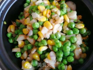 马蹄青豆玉米粒的做法步骤：4