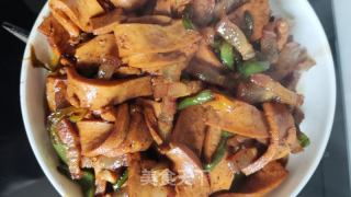 青椒炒豆干的做法