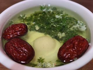 茵陈大枣荷包蛋汤的做法