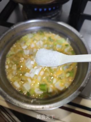 大葱炒鸡蛋的做法步骤：5