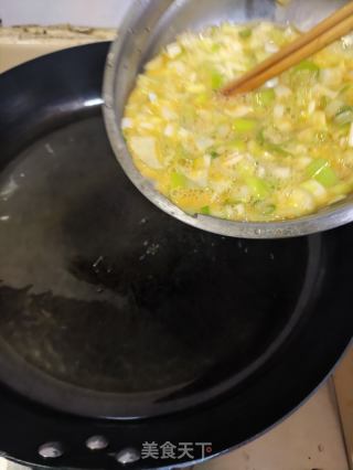 大葱炒鸡蛋的做法步骤：6