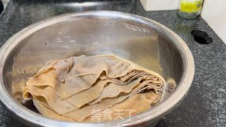 贡菜毛肚的做法步骤：2