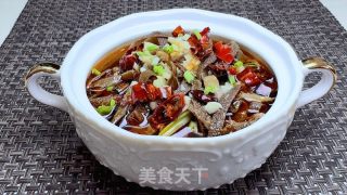贡菜毛肚的做法步骤：13