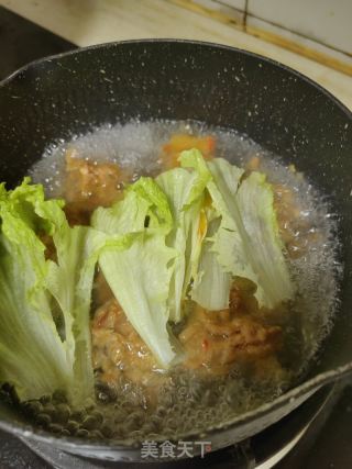 生菜滑肉汤的做法步骤：6