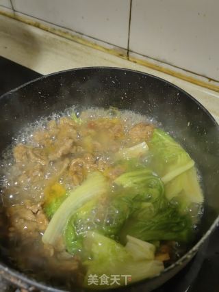 生菜滑肉汤的做法步骤：8