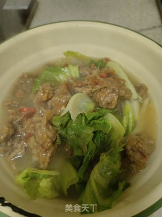 生菜滑肉汤的做法步骤：9