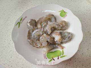 蒜苗炒虾仁的做法步骤：5
