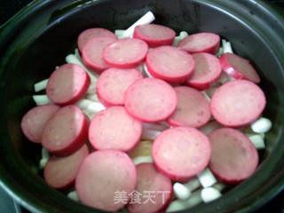 海鲜菇红肠豆腐煲的做法步骤：11