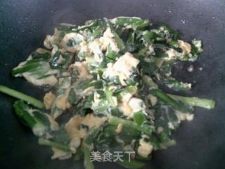 鸡蛋炒韭菜的做法步骤：7