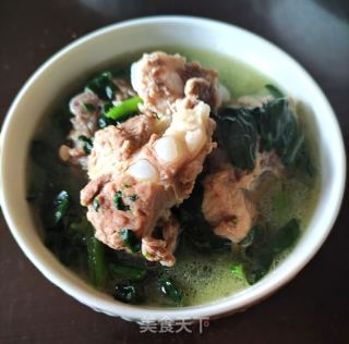 菠菜排骨汤的做法步骤：7