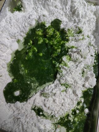 煎艾叶粄的做法步骤：8