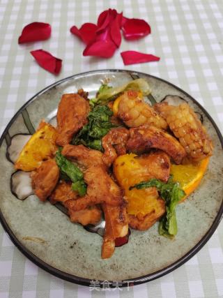 鸡胸肉烤时蔬的做法步骤：7