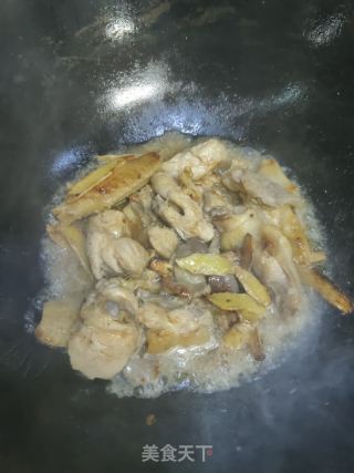 姜葱炒鸡的做法步骤：5