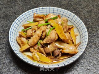 姜葱炒鸡的做法步骤：9
