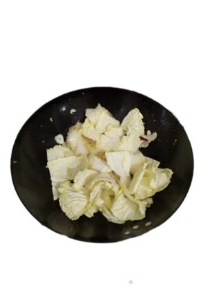白菜炒肉片的做法步骤：3