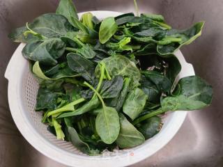虾仁菠菜汤的做法步骤：5