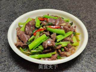小炒牛肉的做法