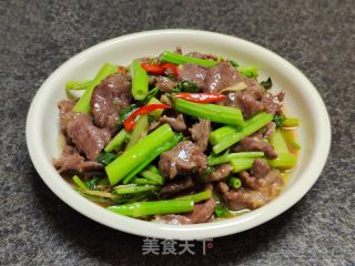 小炒牛肉的做法步骤：13