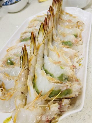 蒜蓉蒸虾的做法步骤：4