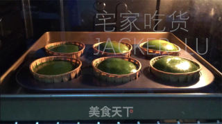 抹茶淡奶烤布丁，制作简单，甜而不腻，口感Q弹软嫩。的做法步骤：8