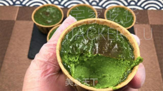 抹茶淡奶烤布丁，制作简单，甜而不腻，口感Q弹软嫩。的做法步骤：11