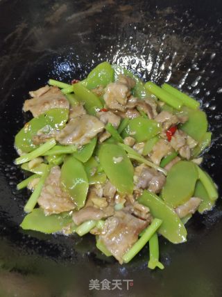 莴笋炒肉的做法步骤：12