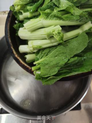 猪手炒秋香苔的做法步骤：4