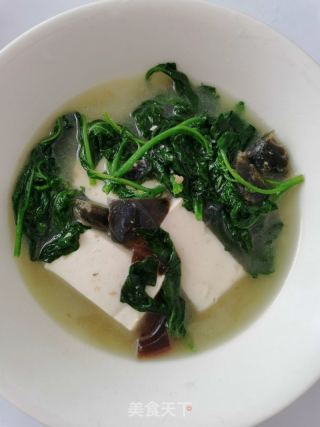 白花菜豆腐皮蛋汤的做法