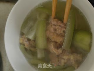 丝瓜滑肉汤的做法步骤：8