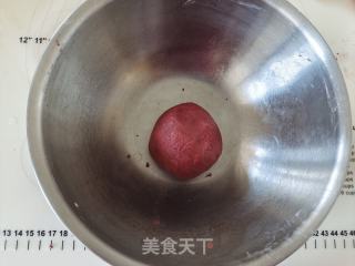 红豆桃花酥的做法步骤：4