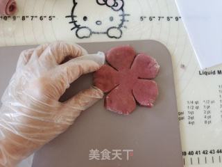 红豆桃花酥的做法步骤：12