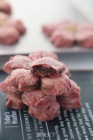 红豆桃花酥的做法步骤：15