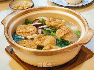 杭白菜煮年糕的做法步骤：7