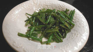 豉味肉丝四季豆的做法步骤：2