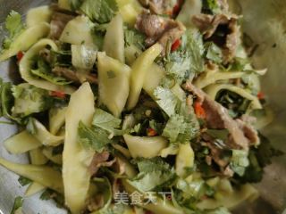 牛肉拌黄瓜的做法步骤：7