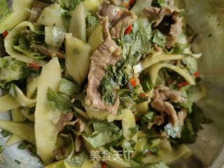 牛肉拌黄瓜的做法步骤：8