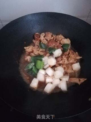 牛肉味葱炒素鸡的做法步骤：4