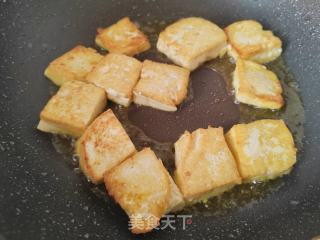 煎豆腐的做法步骤：5